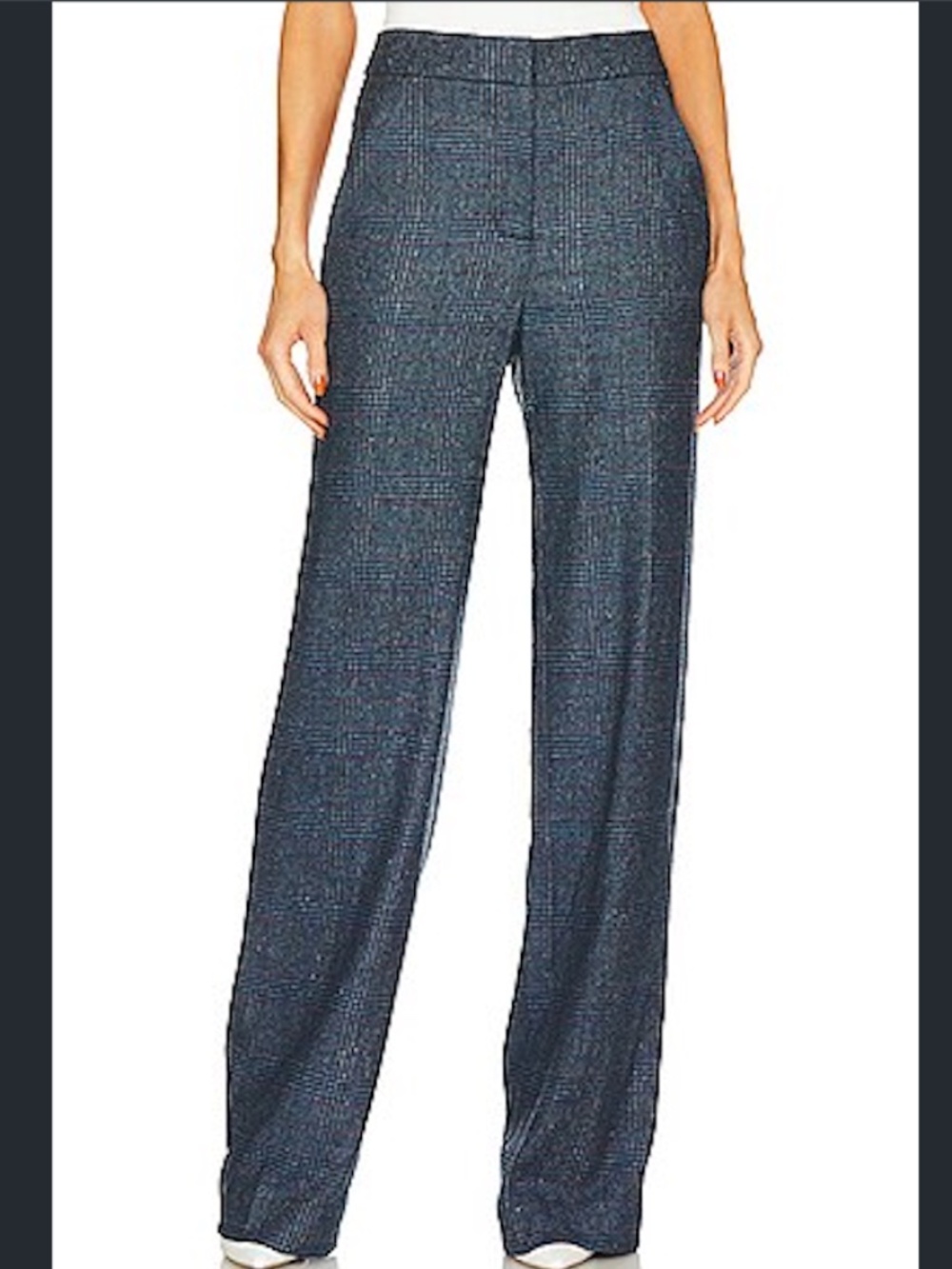 VERONICA BEARD Tonelli Pants Size 14 NWT in Blue Multi